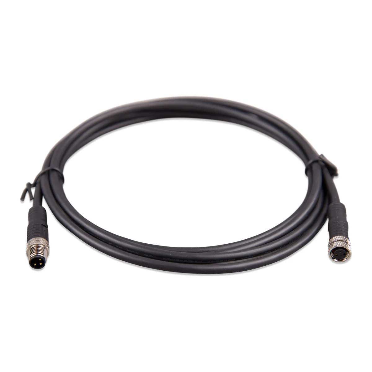 Victron Energy M8 circular connector Male/Female 3 pole cable 3m (bag of 2)