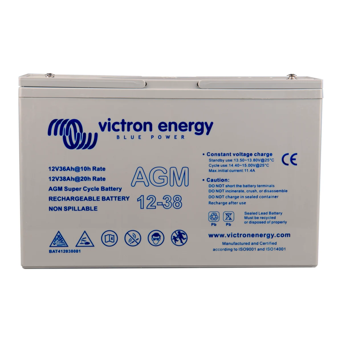 Victron Energy 12V/38Ah AGM Super Cycle Batt. (M5)