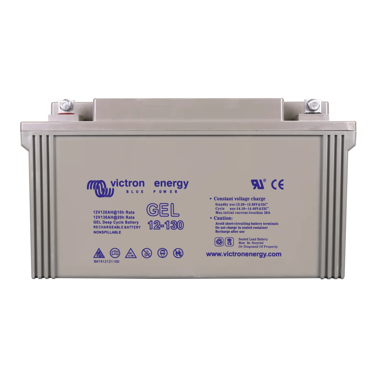 Victron Energy 12V/130Ah Gel Deep Cycle Batt.