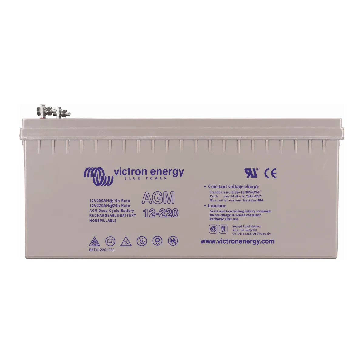 Victron Energy 12V/220Ah Gel Deep Cycle Batt.