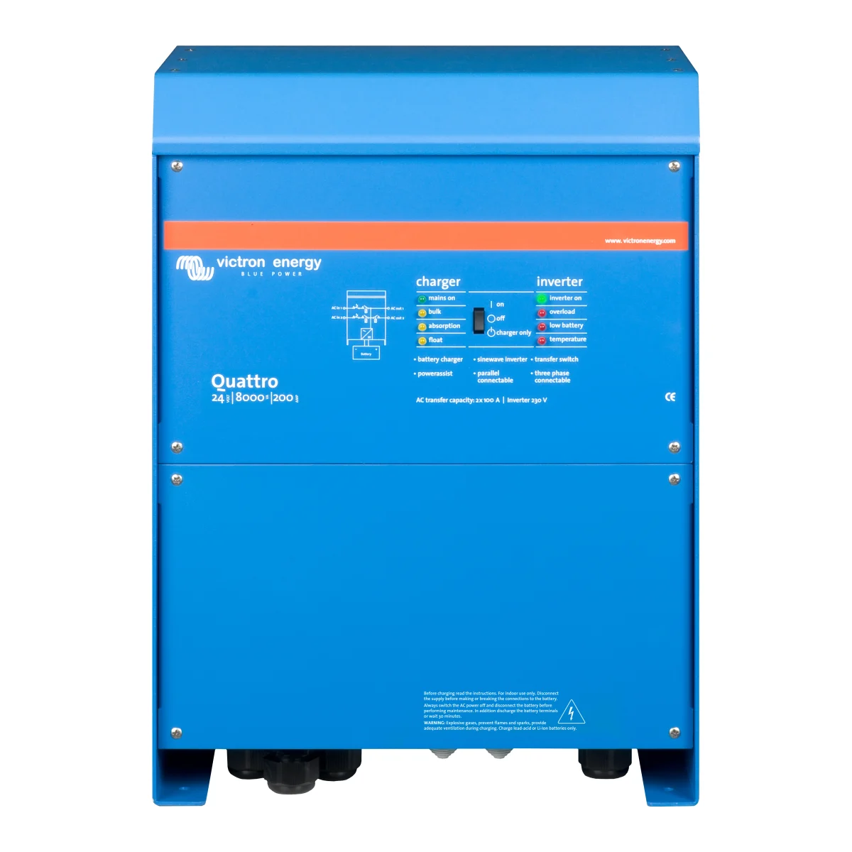 Victron Energy Quattro 24/5000/120-100/100 230V VE.Bus