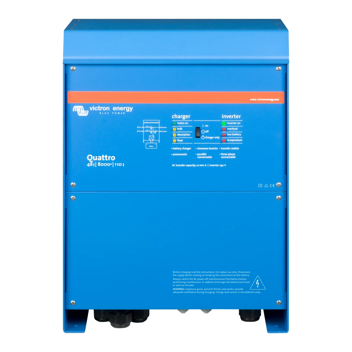 Victron Energy Quattro 48/8000/110-100/100 230V VE.Bus