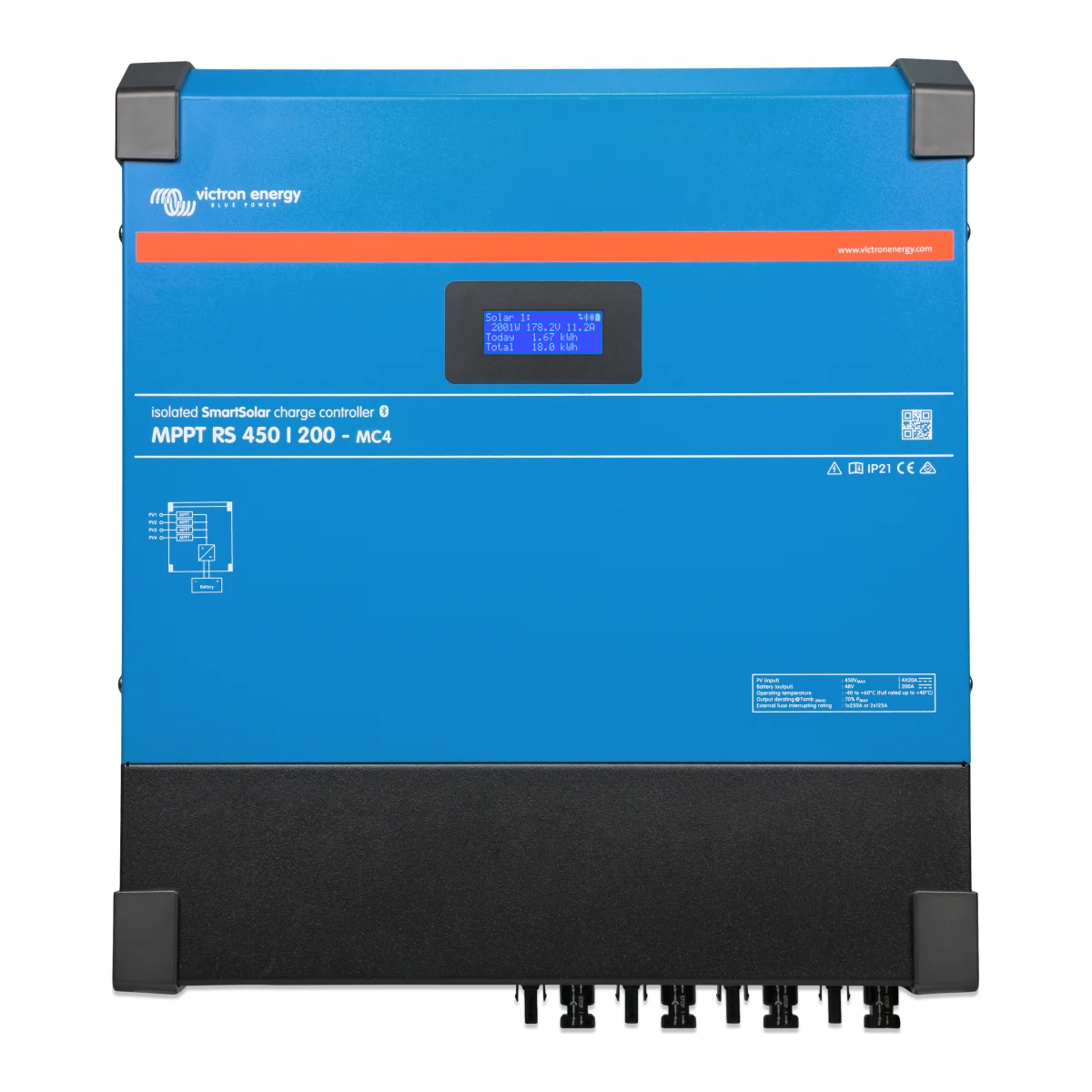Victron Energy SmartSolar MPPT RS 450/200-MC4